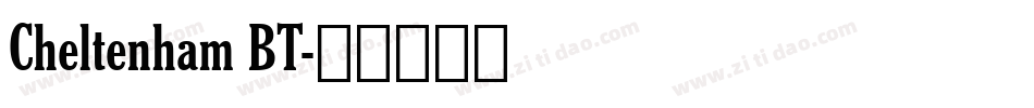 Cheltenham BT字体转换